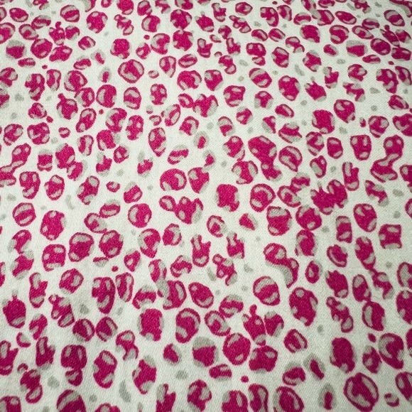 TED BAKER MEN’S SHORT SLEEVE BUTTON DOWN SHIRT ABSTRACT PATTERN PINK & WHITE - Picture 7 of 9